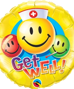 Funtastic Balloon Creations Get Well Nurses Single Foils
