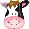 Funtastic Balloon Creations Single Foils Contented Cow