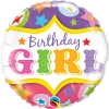 Funtastic Balloon Creations Birthday Girl Circus Stars Single Foils