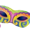 Funtastic Balloon Creations Mardi Gras Mask Single Foils