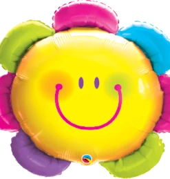 Funtastic Balloon Creations Funny Face Flower Single Foils