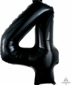Funtastic Balloon Creations Black Number 4