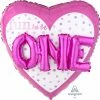 Funtastic Balloon Creations Girl Fun To Be One 3D Effect Single Foils