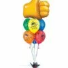 Funtastic Balloon Creations Congratulations Thumbs Up Grad Bouquet (1 Large Foil, 6 Grad Latex)