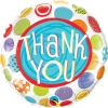 Funtastic Balloon Creations Single Foils Thank You Dots