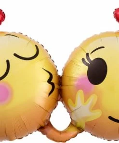 Funtastic Balloon Creations Two Kissy Emoji