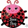Funtastic Balloon Creations Single Foils Love Bug Ladybug