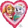 Funtastic Balloon Creations Paw Patrol Skye & Everest Heart Foil