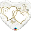 Funtastic Balloon Creations Entwined Hearts Gold