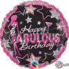 Funtastic Balloon Creations Happy Birthday Fabulous Holographic