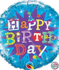 Funtastic Balloon Creations Happy Birthday Big Star Single Foils