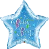 Funtastic Balloon Creations Single Foils Welcome Baby Boy Star