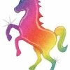 Funtastic Balloon Creations Holographic Glitter Unicorn Single Foils