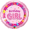 Funtastic Balloon Creations Birthday Girl Pink Foil
