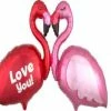 Funtastic Balloon Creations Flamingo Love Large