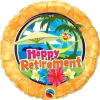 Funtastic Balloon Creations Happy Retirement Beach Single Foils