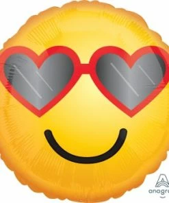 Funtastic Balloon Creations Heart Glasses Emoji