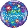 Funtastic Balloon Creations Happy Retirement Stars Single Foils