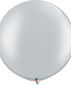 Funtastic Balloon Creations 30" Silver Single Latex Balloons