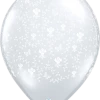 Funtastic Balloon Creations 16" Diamond Clear Flowers Single Latex Balloons