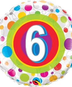 Funtastic Balloon Creations Single Foils Happy Birthday Colorful Dots Ages 6-13 12 Funtastic Balloon Creations Single Foils Happy Birthday Colorful Dots Ages 6-13