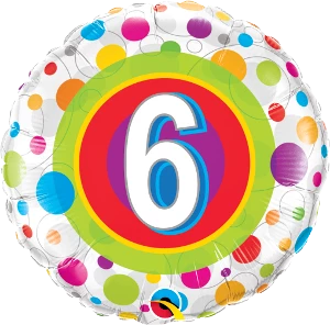 Funtastic Balloon Creations Single Foils Happy Birthday Colorful Dots Ages 6-13 4 Funtastic Balloon Creations Single Foils Happy Birthday Colorful Dots Ages 6-13