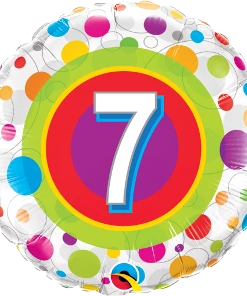 Funtastic Balloon Creations Single Foils Happy Birthday Colorful Dots Ages 6-13 13 Funtastic Balloon Creations Single Foils Happy Birthday Colorful Dots Ages 6-13