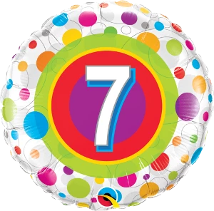 Funtastic Balloon Creations Single Foils Happy Birthday Colorful Dots Ages 6-13 5 Funtastic Balloon Creations Single Foils Happy Birthday Colorful Dots Ages 6-13