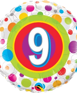 Funtastic Balloon Creations Single Foils Happy Birthday Colorful Dots Ages 6-13 15 Funtastic Balloon Creations Single Foils Happy Birthday Colorful Dots Ages 6-13