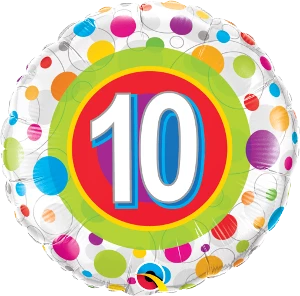 Funtastic Balloon Creations Single Foils Happy Birthday Colorful Dots Ages 6-13 8 Funtastic Balloon Creations Single Foils Happy Birthday Colorful Dots Ages 6-13