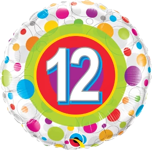 Funtastic Balloon Creations Single Foils Happy Birthday Colorful Dots Ages 6-13 10 Funtastic Balloon Creations Single Foils Happy Birthday Colorful Dots Ages 6-13