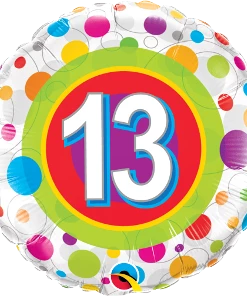 Funtastic Balloon Creations Single Foils Happy Birthday Colorful Dots Ages 6-13 19 Funtastic Balloon Creations Single Foils Happy Birthday Colorful Dots Ages 6-13