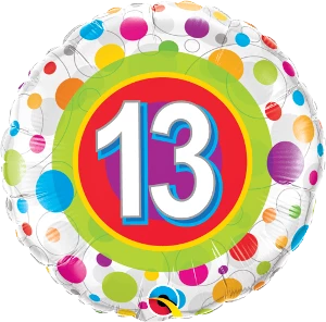 Funtastic Balloon Creations Single Foils Happy Birthday Colorful Dots Ages 6-13 11 Funtastic Balloon Creations Single Foils Happy Birthday Colorful Dots Ages 6-13