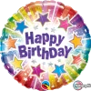 Funtastic Balloon Creations Happy Birthday Star Holographic Single Foils