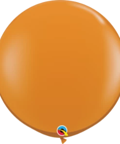 Funtastic Balloon Creations 3' Mandarin Orange Single Latex Balloons