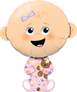 Funtastic Balloon Creations Baby Girl Body Single Foils