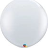 Funtastic Balloon Creations 3' DIAMOND CLEAR BALLOON Single Latex Balloons