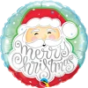 Funtastic Balloon Creations Merry Christmas Santa Single Foils