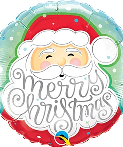 Funtastic Balloon Creations Merry Christmas Santa Single Foils