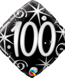 Funtastic Balloon Creations Elegant Happy Birthday Diamonds Single Foils