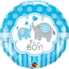 Funtastic Balloon Creations Single Foils It's A Boy Elephant