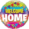 Funtastic Balloon Creations Single Foils Welcome Home Pennants