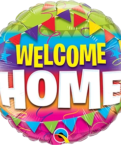 Funtastic Balloon Creations Single Foils Welcome Home Pennants