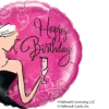 Funtastic Balloon Creations Happy Birthday Toast Single Foils