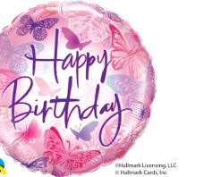 Funtastic Balloon Creations Single Foils Birthday Butterflies In Flight