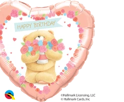 Funtastic Balloon Creations Forever Friends Birthday Bear Single Foils