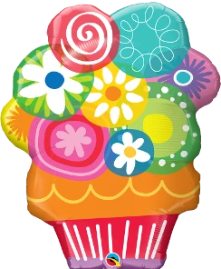 Funtastic Balloon Creations Flower Pot Bouquet Single Foils