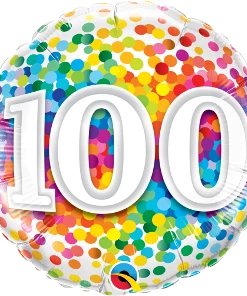 Funtastic Balloon Creations 30 Rainbow Confetti (comes In Ages 18,20,21,30,40,50,60,70,80,90,100) Single Foils 24 Funtastic Balloon Creations 30 Rainbow Confetti (comes In Ages 18,20,21,30,40,50,60,70,80,90,100) Single Foils