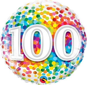 Funtastic Balloon Creations 30 Rainbow Confetti (comes In Ages 18,20,21,30,40,50,60,70,80,90,100) Single Foils 13 Funtastic Balloon Creations 30 Rainbow Confetti (comes In Ages 18,20,21,30,40,50,60,70,80,90,100) Single Foils