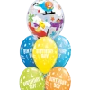 Funtastic Balloon Creations Fly High, Birthday Boy Bouquet (1 Bubble, 6 Latex) 1 Funtastic Balloon Creations Fly High, Birthday Boy Bouquet (1 Bubble, 6 Latex)